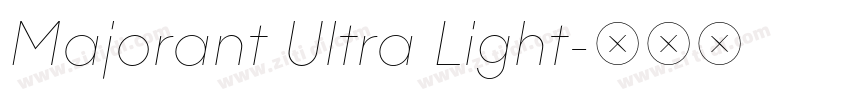 Majorant Ultra Light字体转换 Majorant Ultra Light字体转换